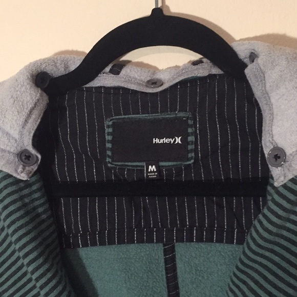 Striped hooded blazer - Picture 2 of 3